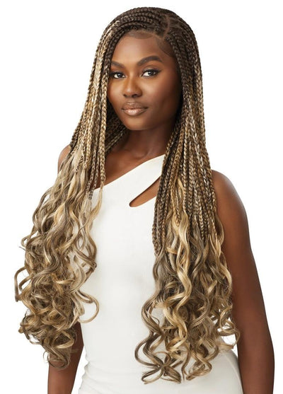 Outre13x4 Lace Wig - French Curl Box Braid 32"