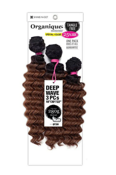 Shake N Go Organique 3pcs Deep Wave 18" 20" 22"