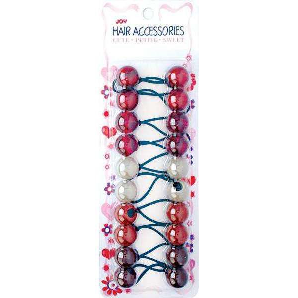 Joy Twin Beads Ponytailers 20MM 10Ct