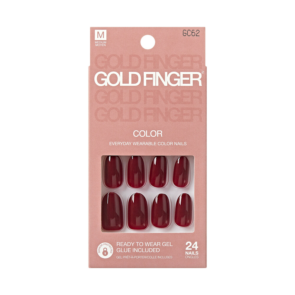 IVY Gold Finger Solid Color Nails