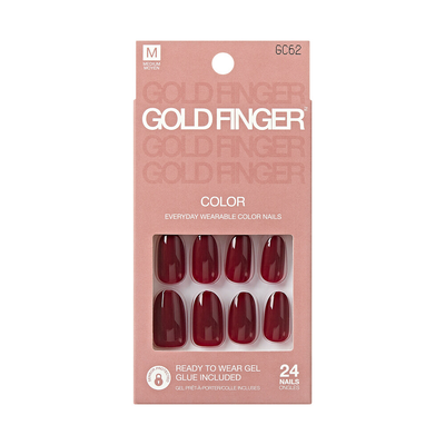 IVY Gold Finger Solid Color Nails