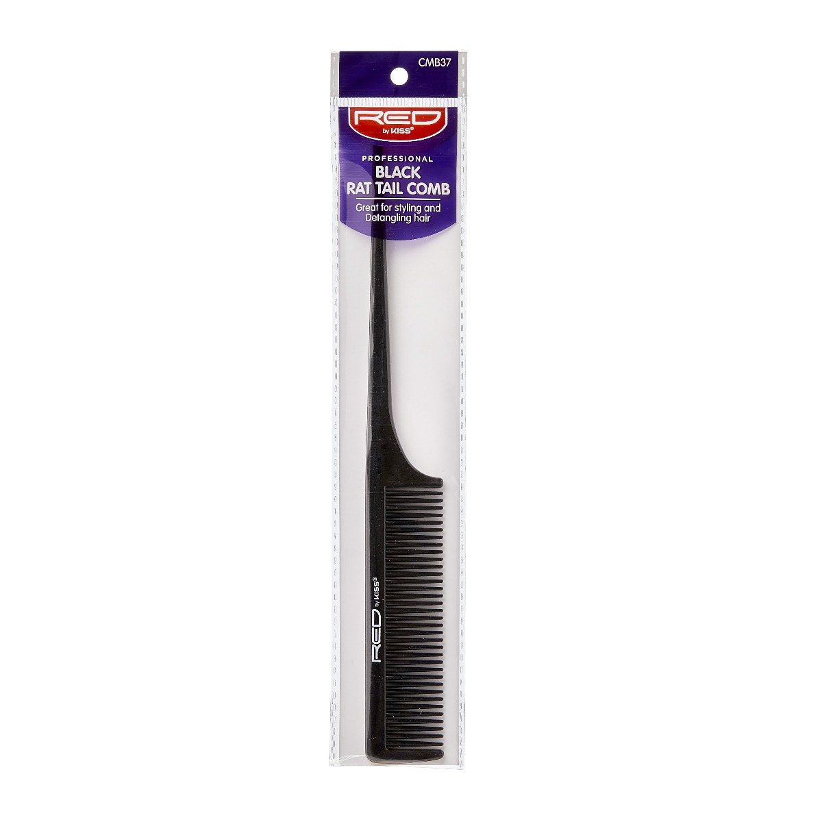 RED by Kiss Rat Tail Comb (CMB37) - Black