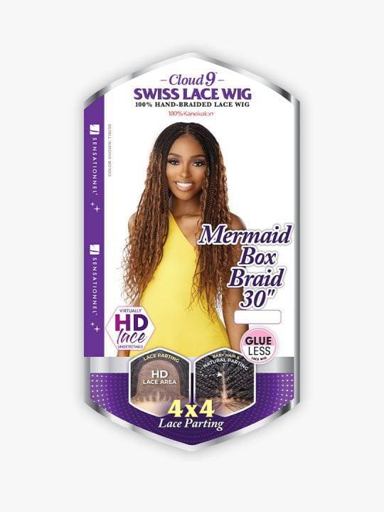 Sensationnel Cloud 9 4x4 HD Lace Braided Wig - Mermaid Box Braid 30"