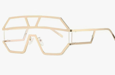 Cyber Futuristic Metal Sunglasses