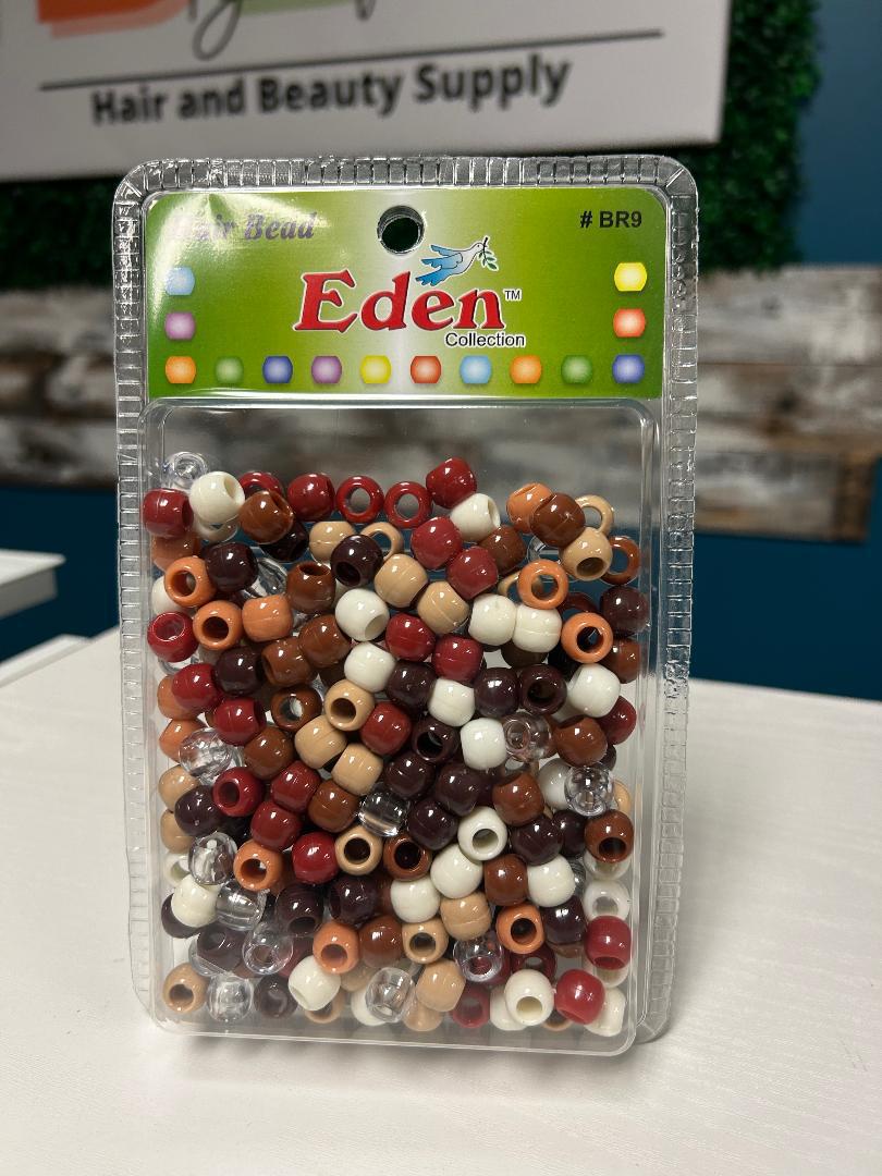 Eden Large Beads #BR9 - Assorted Brown