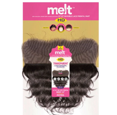 Janet Coll. Melt 13x5 HD Lace Frontal Body Wave - Natural Black