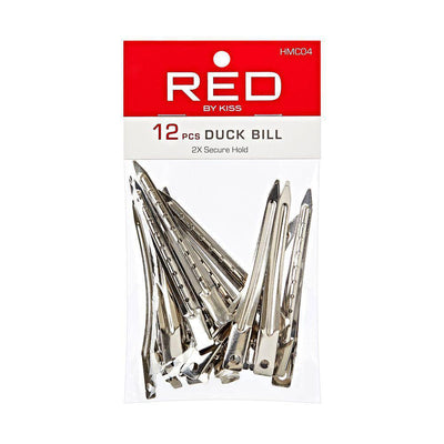 RED by Kiss Duck Bill Clips