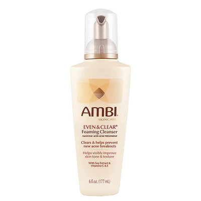 Ambi Even & Clear Foaming Cleanser 6 oz