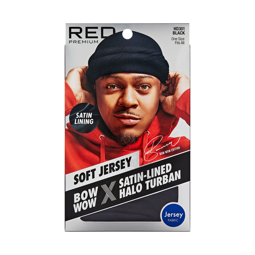 RED by Kiss Satin Lined Halo Turban