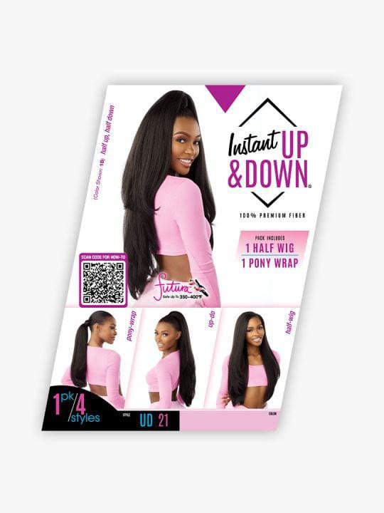 Sensationnel Instant Up & Down Half Wig N Pony HRF - UD 21