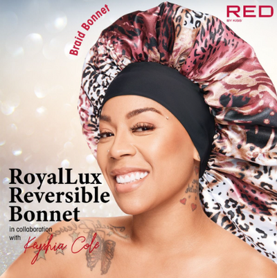 RED by Kiss RoyalLux Reversible Braid Bonnet