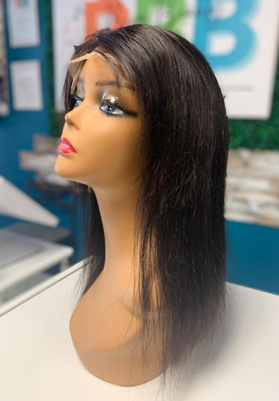 16" Brazilian Straight 4x4 Swiss Lace Closure Wig - Teyana