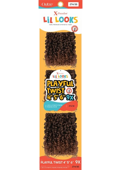 Outre Lil Looks - 9X Playful Twists 4" 5" 6"