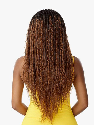 Sensationnel Cloud 9 4x4 HD Lace Braided Wig - Mermaid Box Braid 30"