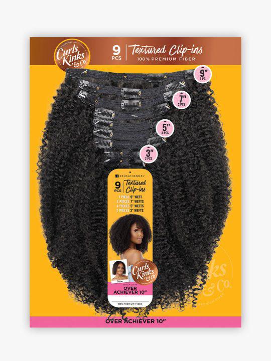 Sensationnel Curls Kinks & Co Clip-In Over Achiever 10"