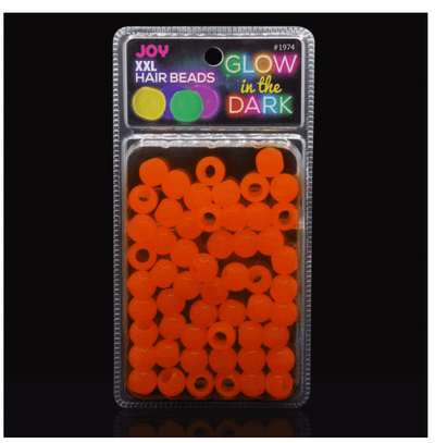 Joy Round Plastic Beads XX-Large Glow In the Dark