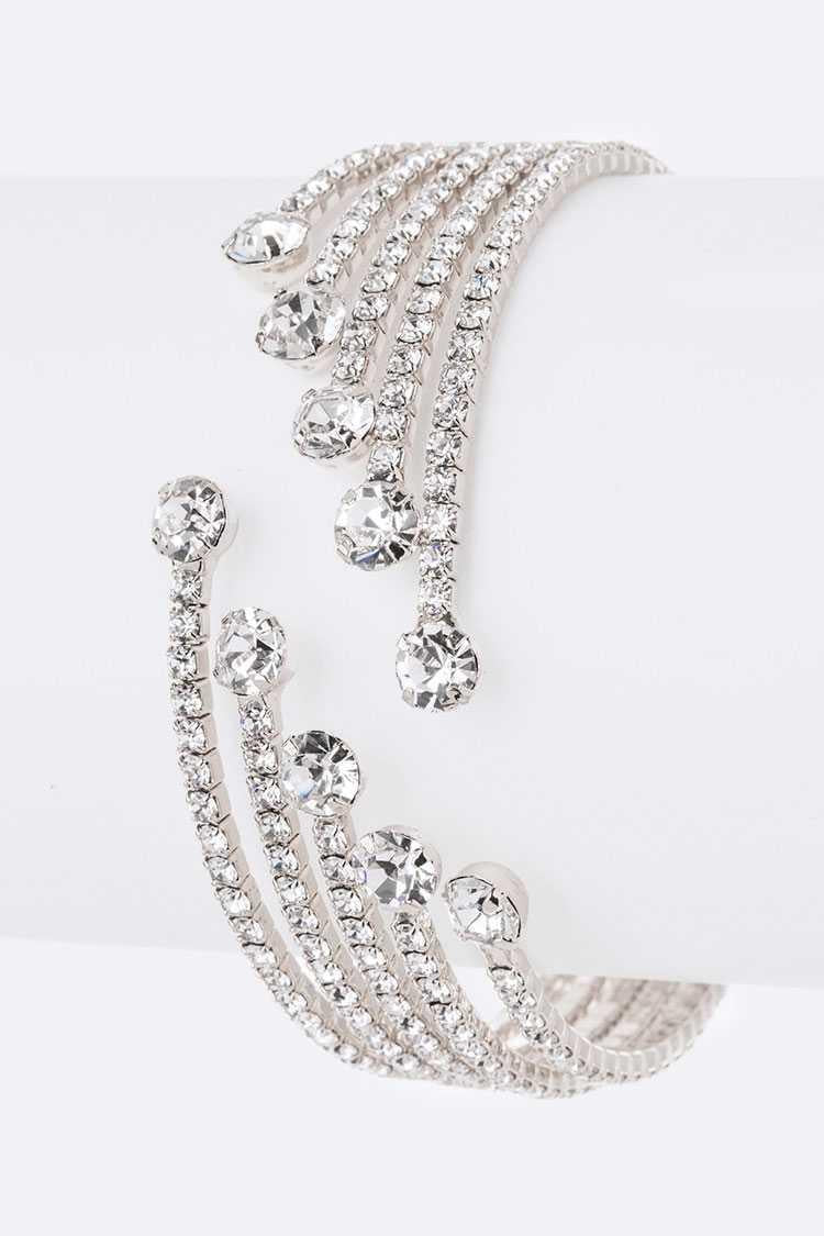 Rhinestone Statement Bangle