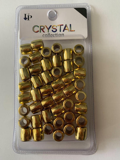 UP Crystal Collection Metallic Barrel Beads