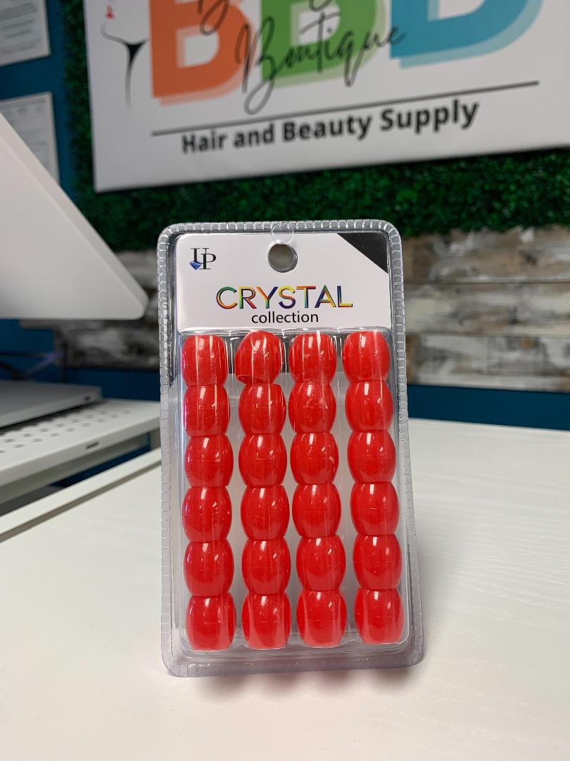 UP Crystal Jumbo Beads 24 ct - Red