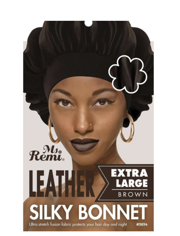 Ms. Remi Leather Silky Bonnet XL