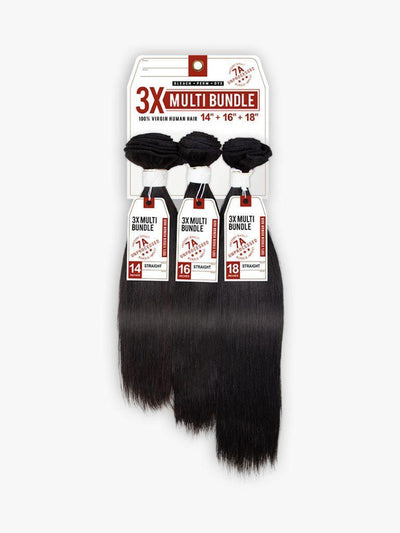 Sensationnel Bare & Natural 7A 3X MULTI BUNDLE -Straight (12" 14" 16")