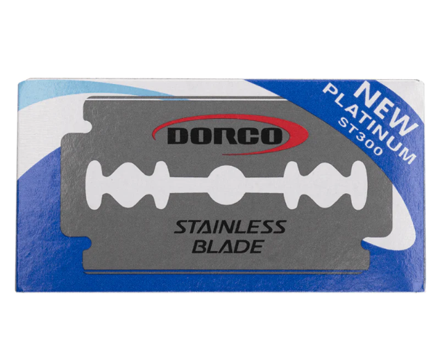 Dorco Double Edge Razor Blade Box Set 10Ct #5112