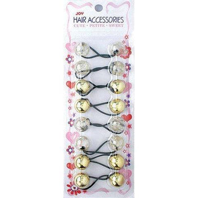 Joy Twin beads Ponytailer 20mm 8ct Asst