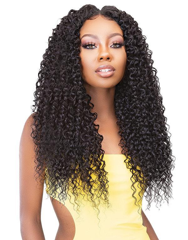 Janet Collection Remy Illusion 3PCS + 6x6 Wide Part Closure - Water Wave