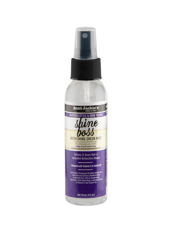 Aunt Jackie's Grapeseed Shine Boss Refreshing Sheen Mist (4 oz)