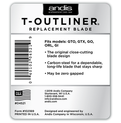 Andis T-Outliner Replacement Blade (#4521)