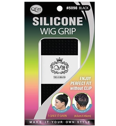Qfitt M&M Headgear Wig Grip Silicone Dot