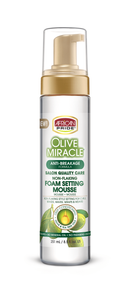 African Pride Olive Miracle Mousse (8.5 oz) - Biva Beauty Boutique