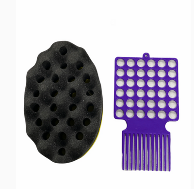 2 Sided Coiler Sponge Brush #H-6021 - Large