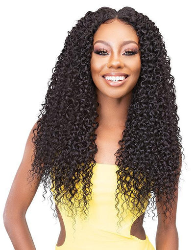 Janet Collection Remy Illusion 3PCS + 6x6 Wide Part Closure - Water Wave
