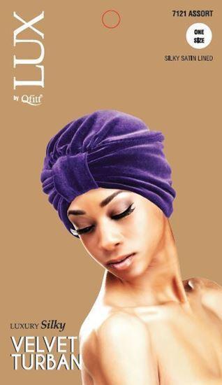 Lux by Qfitt Luxury Silk Velvet Turban
