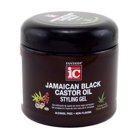 Fantasia IC Jamaican Black Castor Styling Gel (16 oz)