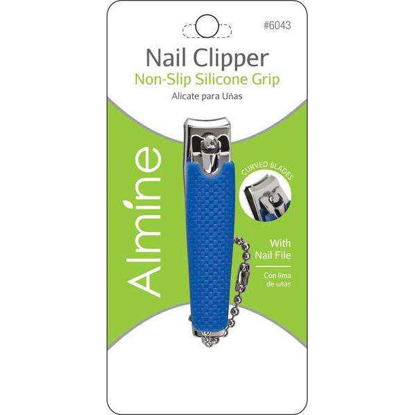 Almine Nail Clipper w/Silicone Grip (#6043)