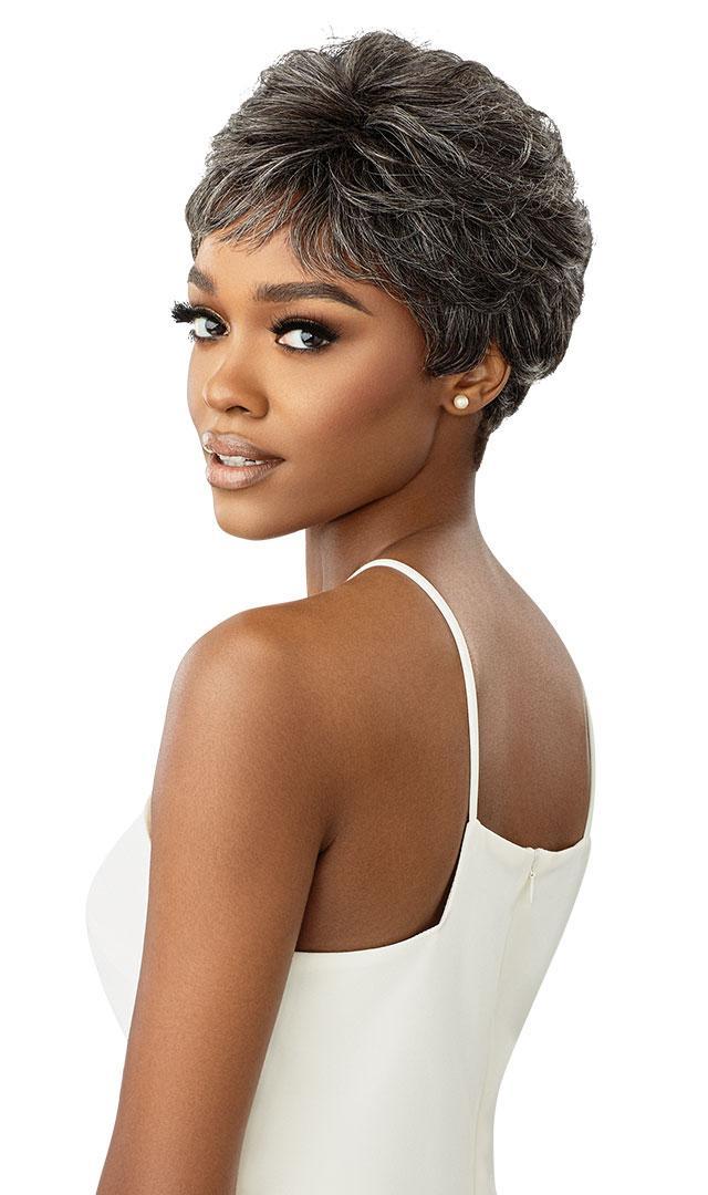 Outre Fab & Fly Full Cap Wig Gray Glamour HH - Theodora