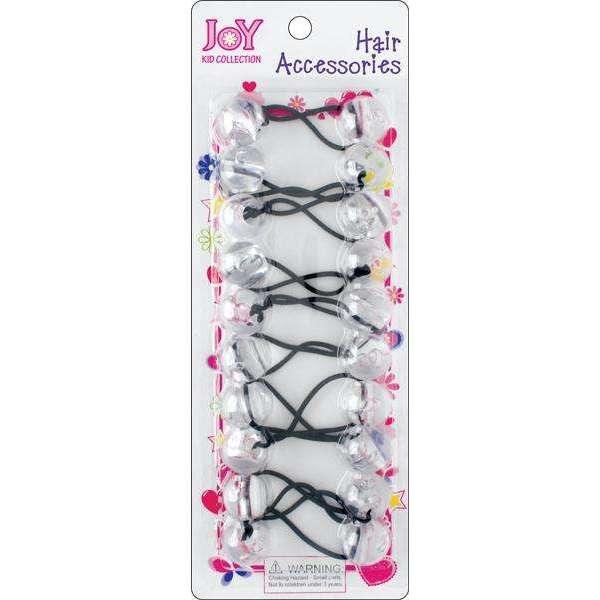 Joy Large Hair Beads 60Ct Black and White