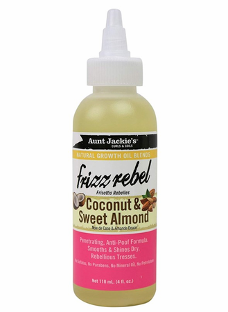 Aunt Jackie's Frizz Rebel Coconut & Sweet Almond Growth Oil (4 oz)