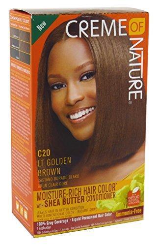 Creme of Nature Permanent Hair Color C20 - Light Golden Brown - Biva Beauty Boutique