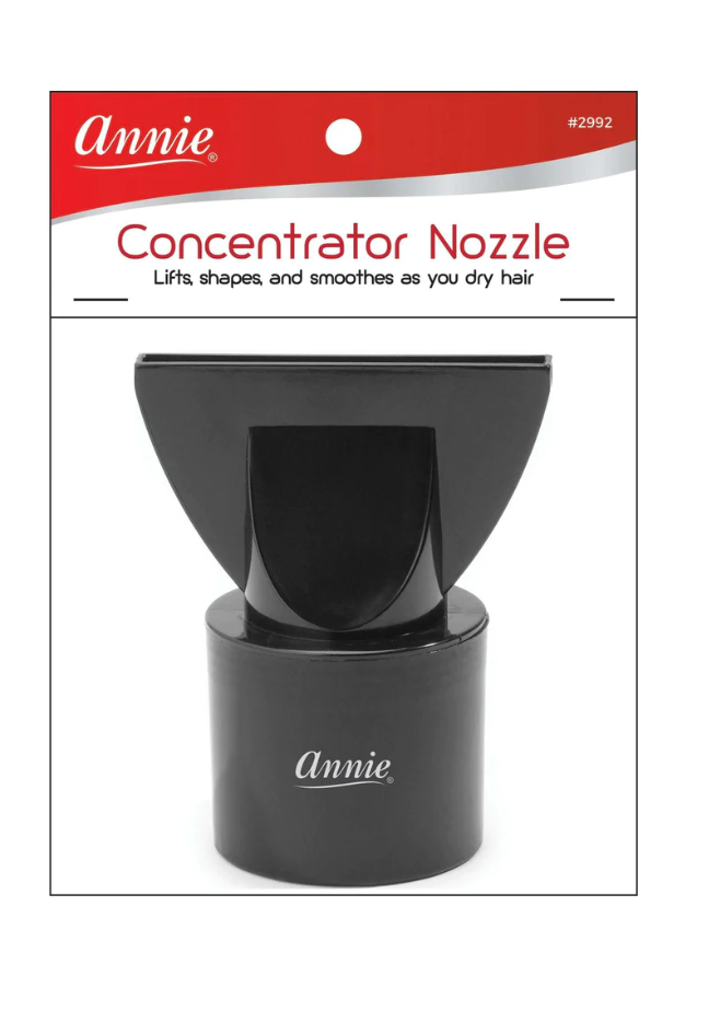 Annie Hair Dryer Concentrator Black (#2992)