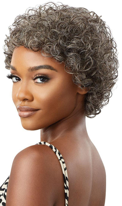 Outre Fab & Fly Full Cap Wig Gray Glamour - Veronica