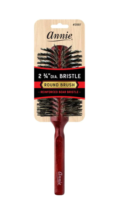 Annie Hard Round Bristle Brush (#2097)