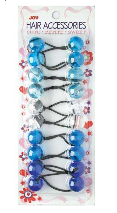 Joy Twin Beads Ponytailers 20MM 10Ct