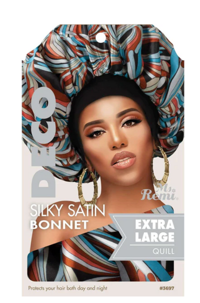 Ms Remi Deco Silky Satin Bonnet XL (Assorted #3697)