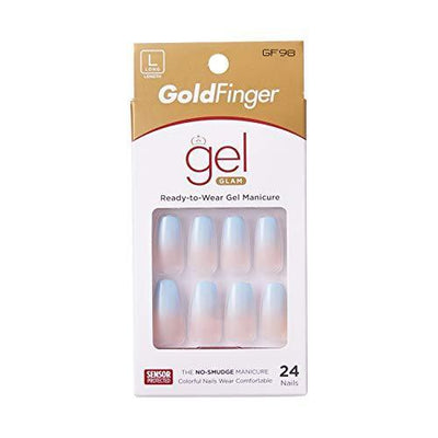 Gold Finger Fashion Nails - Biva Beauty Boutique