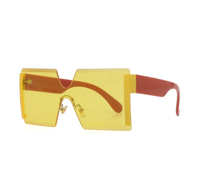 Rimless Oversized Square Sunglasses 13345