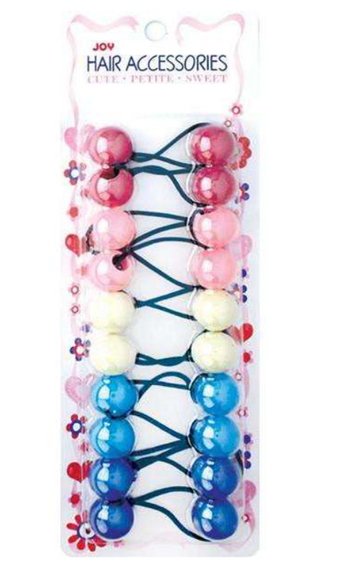 Joy Twin Beads Ponytailers 20MM 10Ct