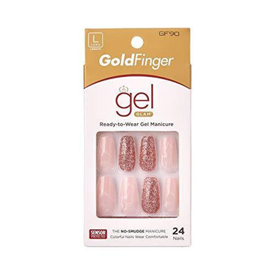 Gold Finger Fashion Nails - Biva Beauty Boutique
